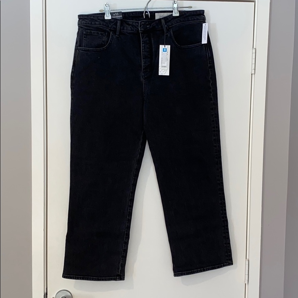 Treasure and Bond High Rise Stovepipe Crop Jeans